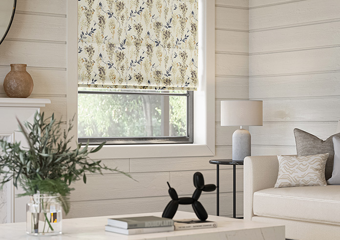 Wisteria Silk, Grey - Roman Blind - Image 5